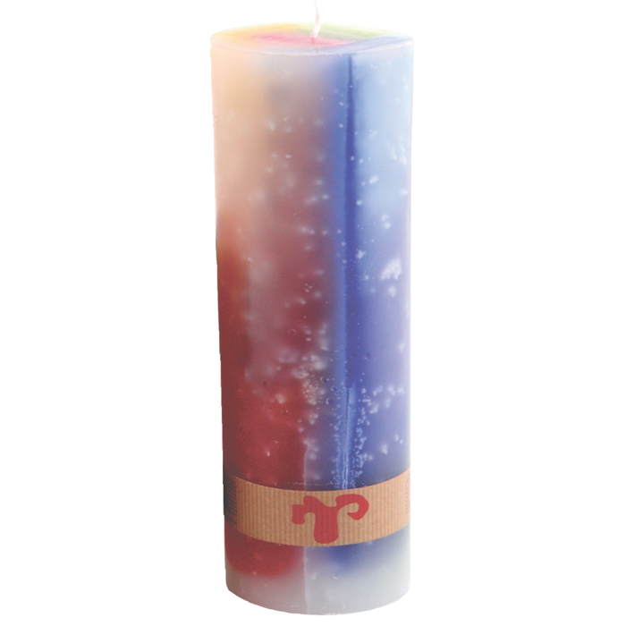 Multi Coloured, Pillar Candle