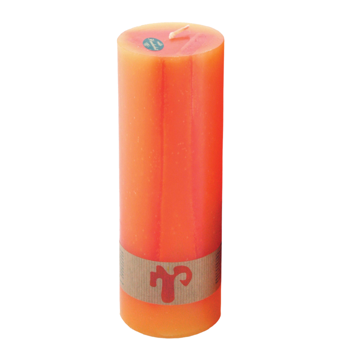 Orange,  Pillar Candle