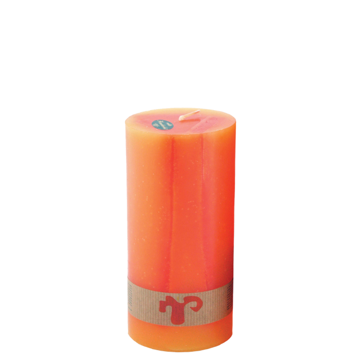 Orange,  Pillar Candle