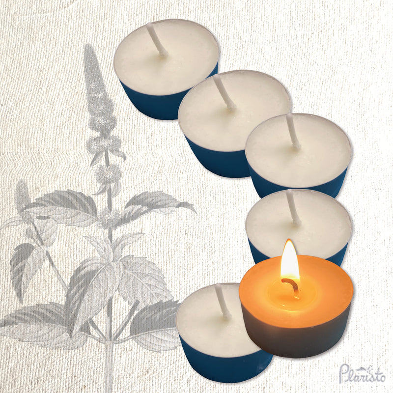 Peppermint Handmade Scented Tealights - Pack of 6