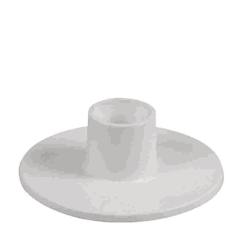 Small White Metal Candle Holder for Ø13mm Candles – 50mm
