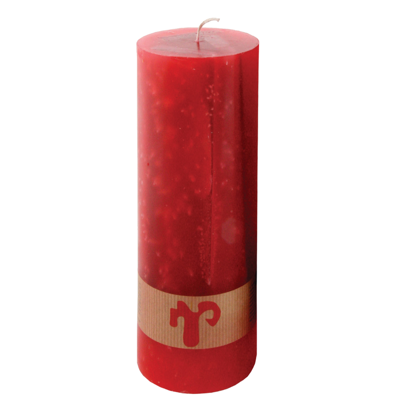 Red,  Pillar Candle
