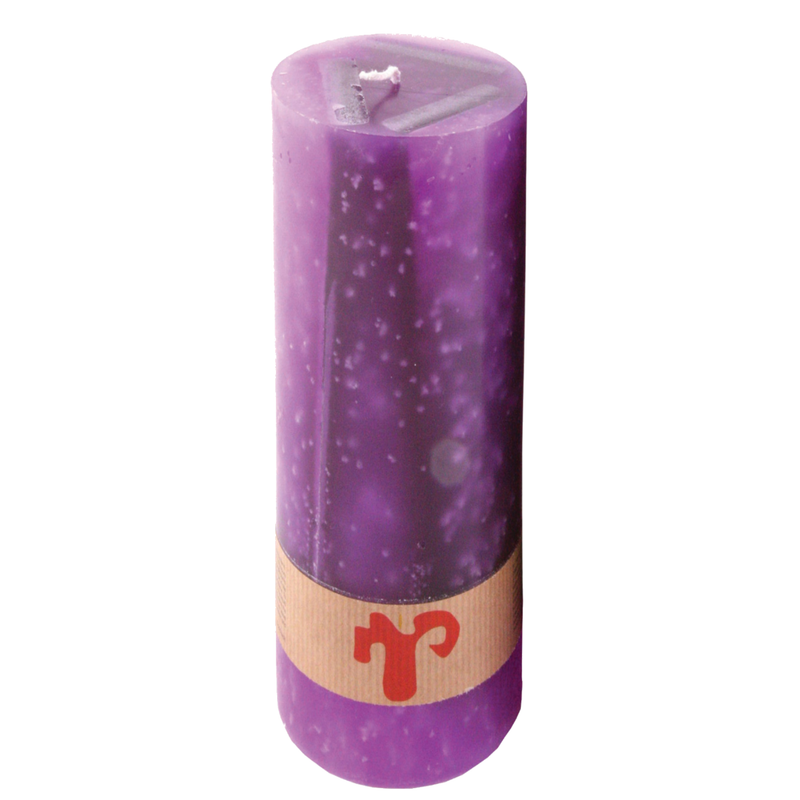 Violet,  Pillar Candle