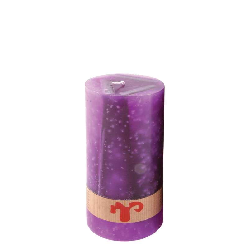 Violet,  Pillar Candle