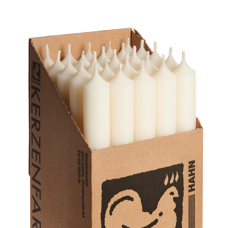 01 Ivory, Regular Dinner Candles