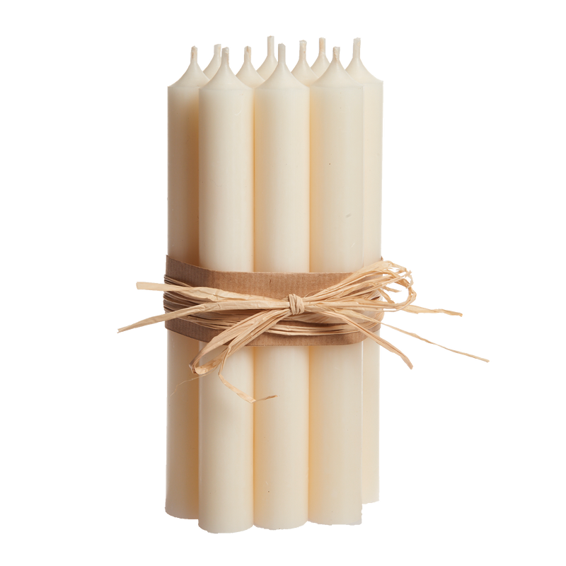 01 Ivory, Regular Dinner Candles