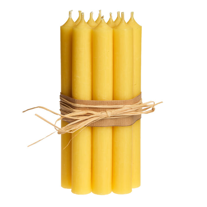 Pastel Yellow, Regular Dinner Candles