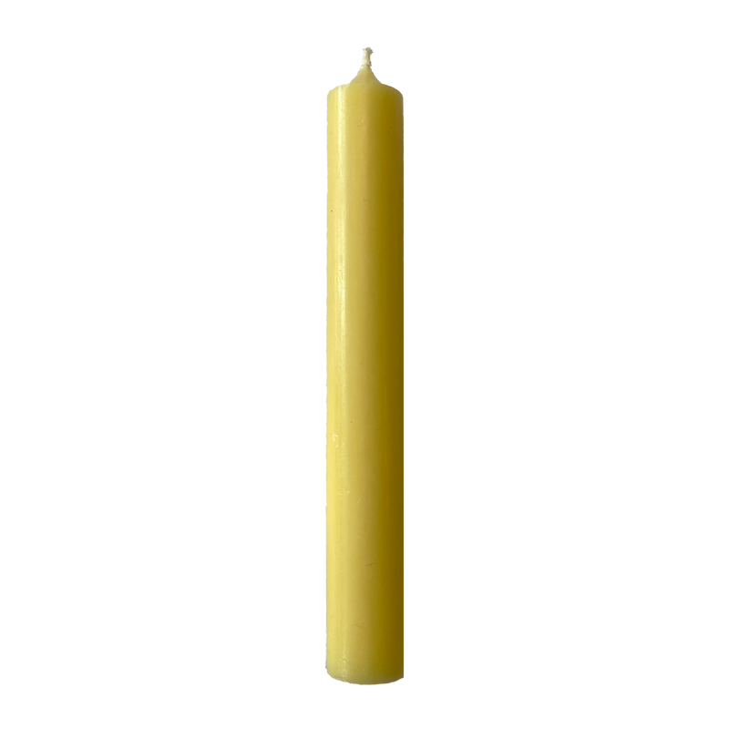 P03 Pastel Yellow, Regular Dinner Candles
