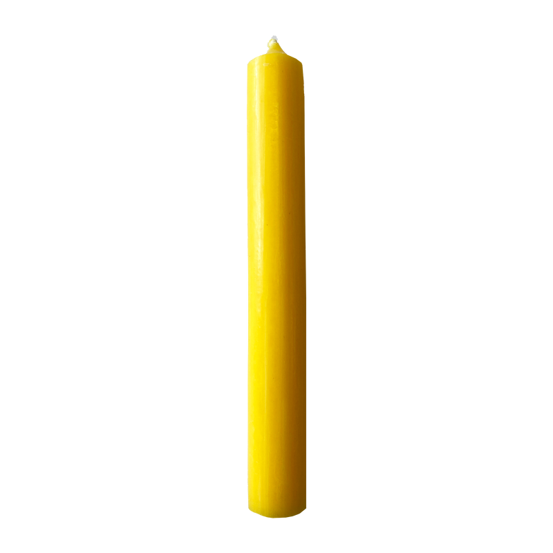 03 Yellow, Regular Dinner Candles