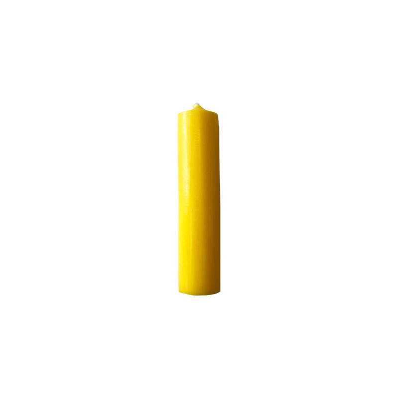 Yellow, Short Dinner Candles