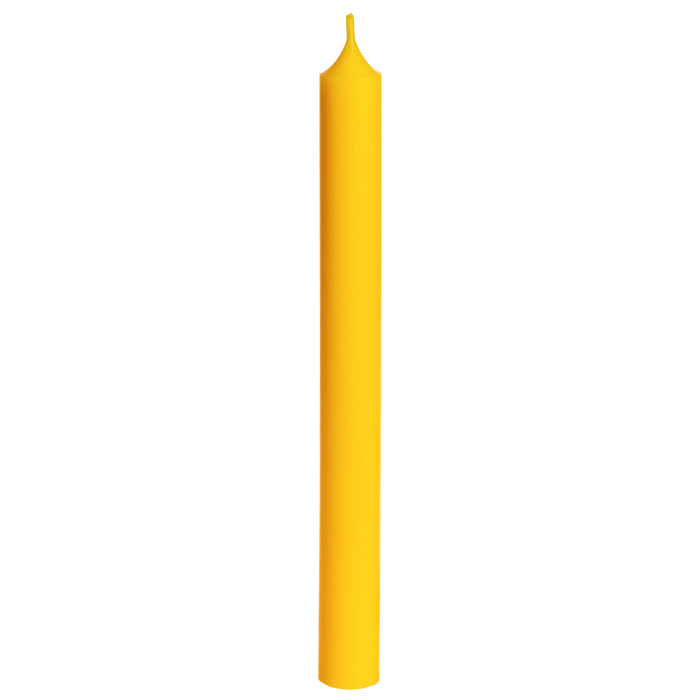 Yellow, Tall Dinner Candles