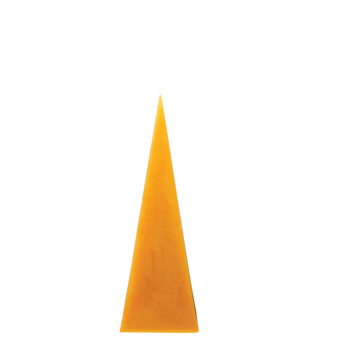 Beeswax Pyramid Candles, medium