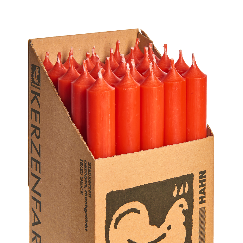 Regular Dinner Candles – Red (Drip-Free, 8h)