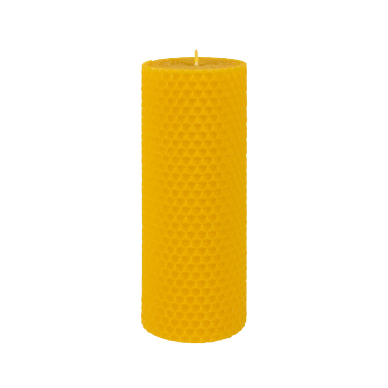 Honeycomb Beeswax Pillar Candles