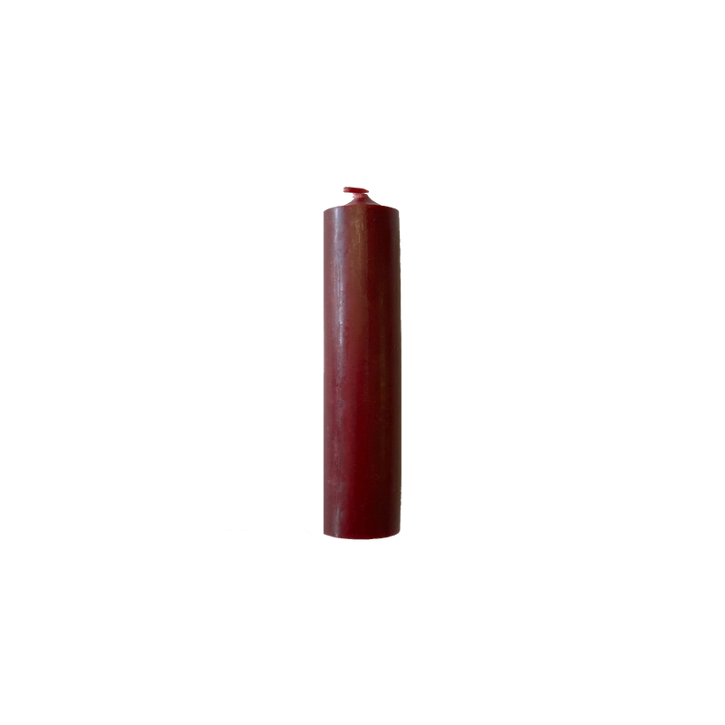 Dark Red, Short Dinner Candles