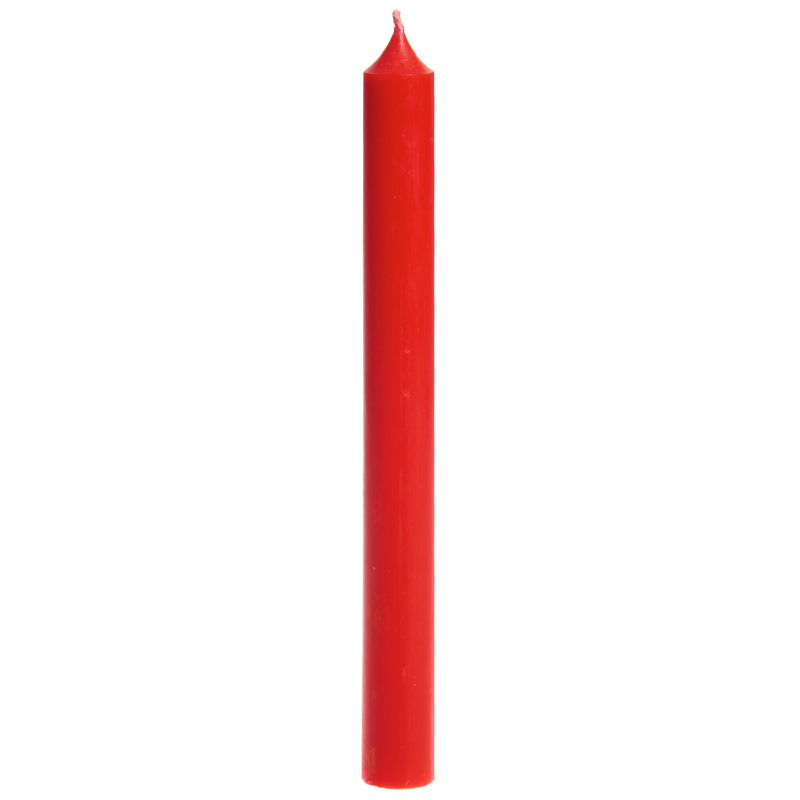 Tall Dinner Candles – Christmas Red(Drip-Free, 11.5h)