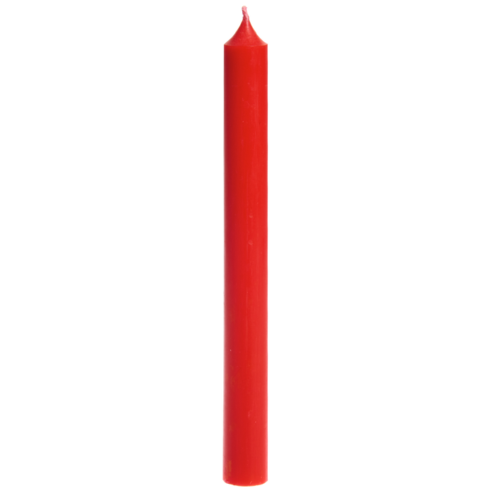 Crimson Red, Tall Dinner Candles