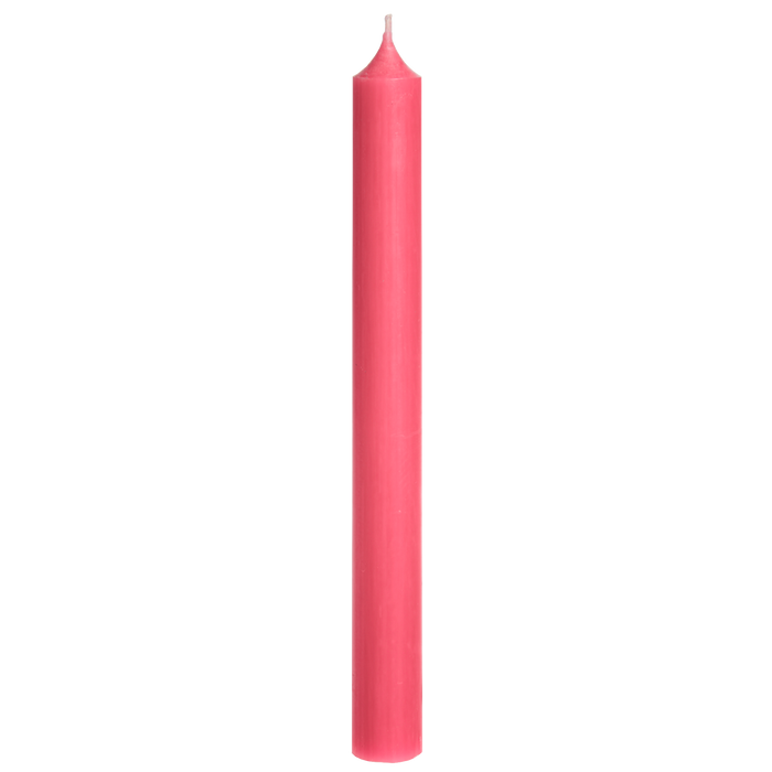 Pink, Tall Dinner Candles