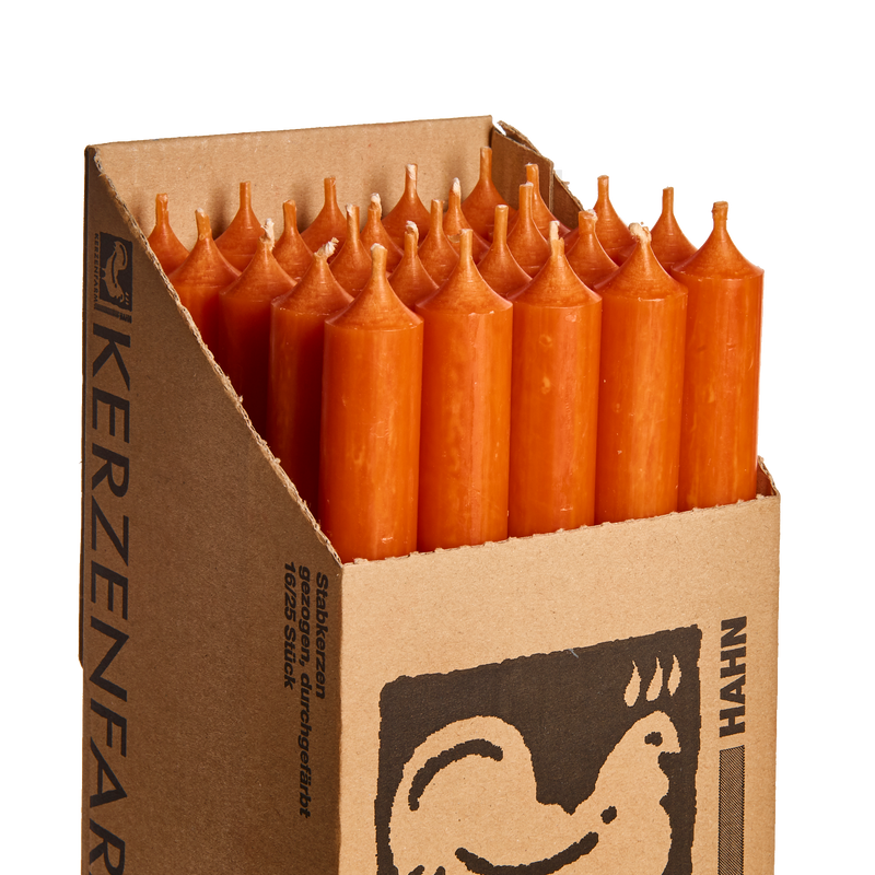 11 Rust, Regular Dinner Candles