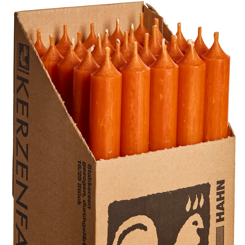 11-Rust, Tall Dinner Candles