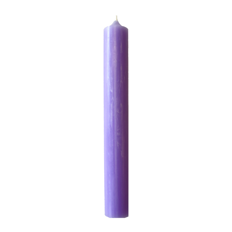 12 Lavender, Regular Dinner Candles