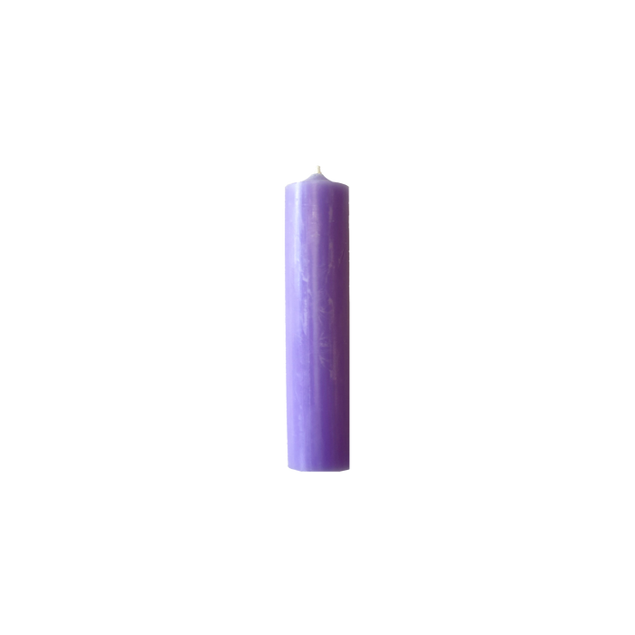 Lavender, Short Dinner Candles