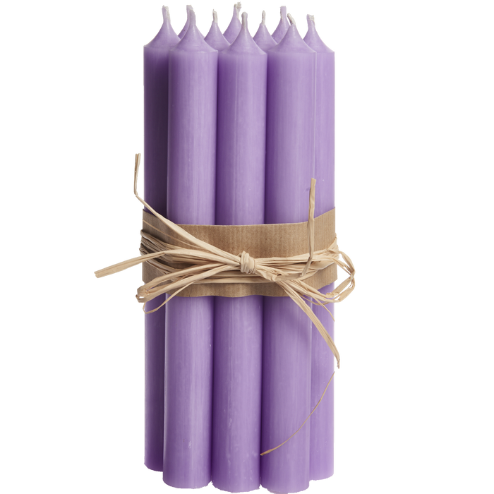 Lavender, Tall Dinner Candles