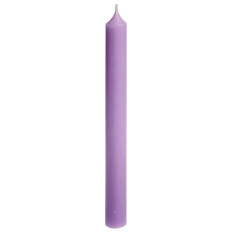 12-Lavender, Tall Dinner Candles