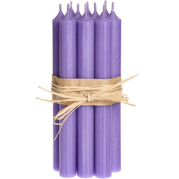 Lilac, Tall Dinner Candles