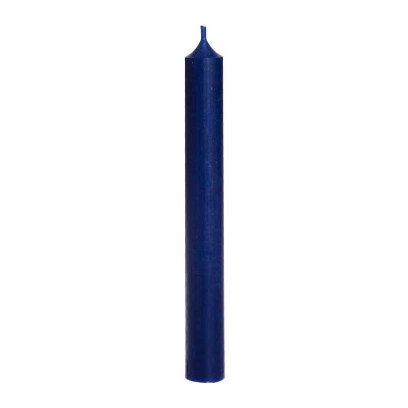 16-Dark Blue, Tall Dinner Candles