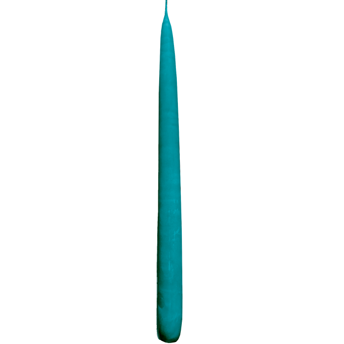 Turquoise Dinner Candles, Extra-Tall