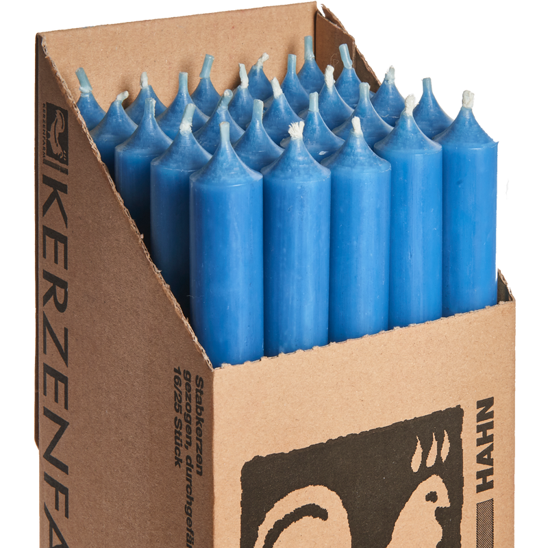 19-Petrol, Tall Dinner Candles