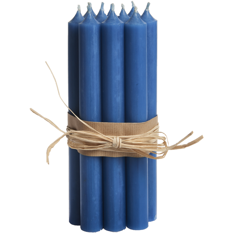 19-Petrol, Tall Dinner Candles