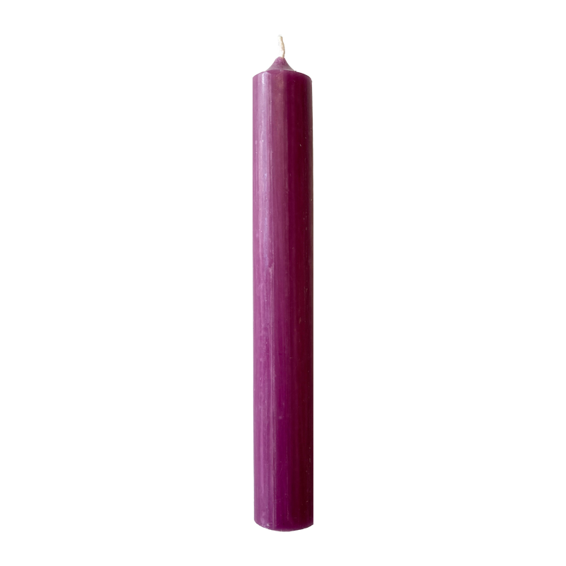 22 Aubergine , Regular Dinner Candles
