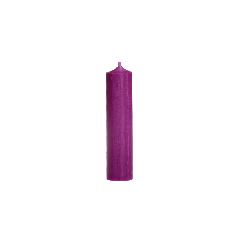 Aubergine, Short Dinner Candles