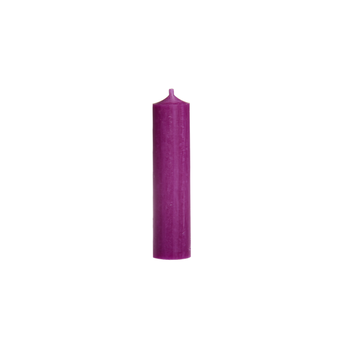 Aubergine Dinner Candles, Short x 25