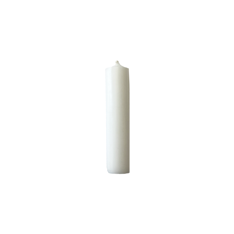 White, Short Dinner Candles