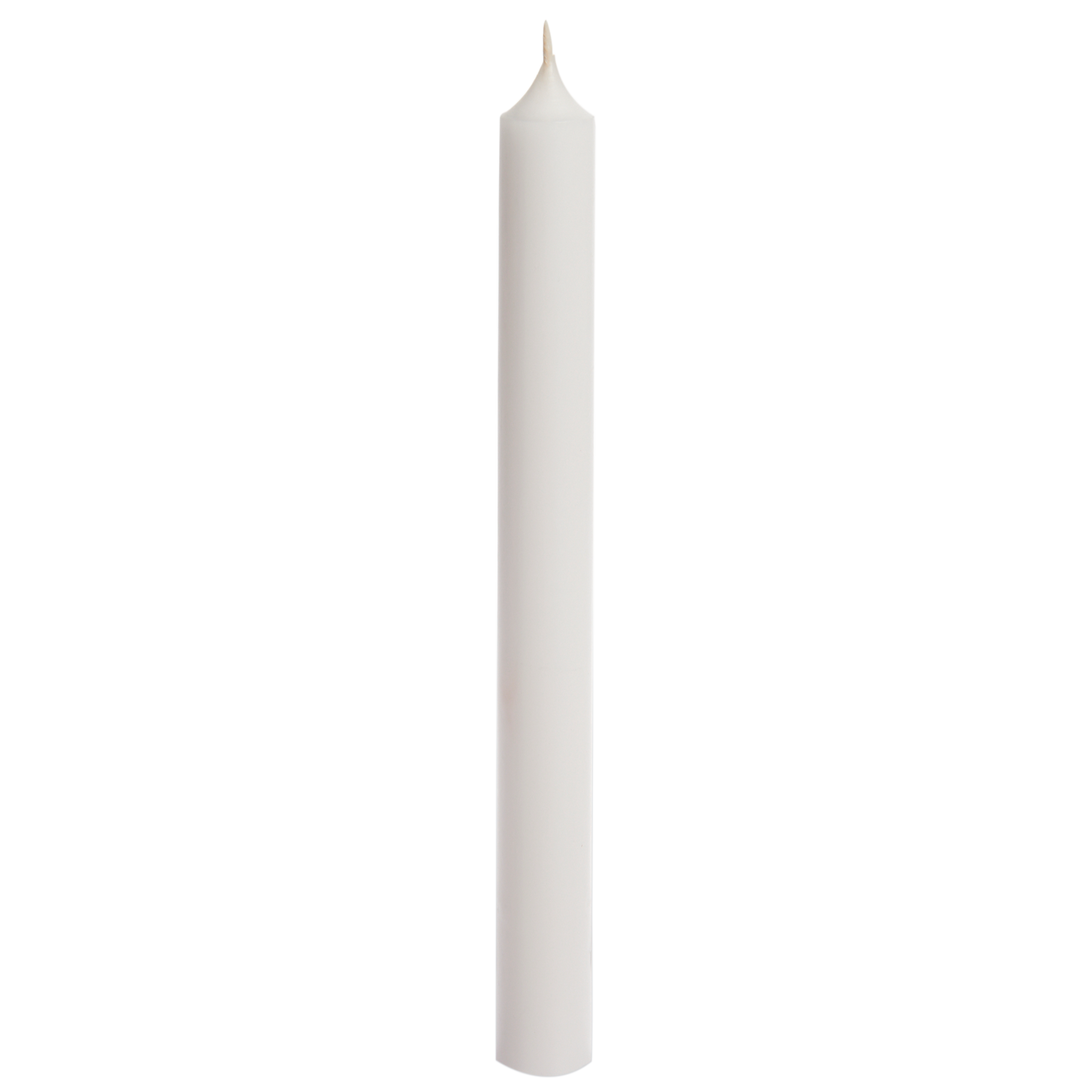 White , Tall Dinner Candles — Plaristo of Rye