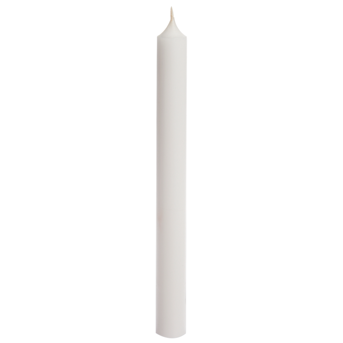 White , Tall Dinner Candles