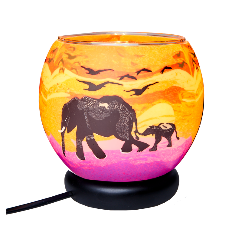 Elephant and Baby 11 cm Lamp