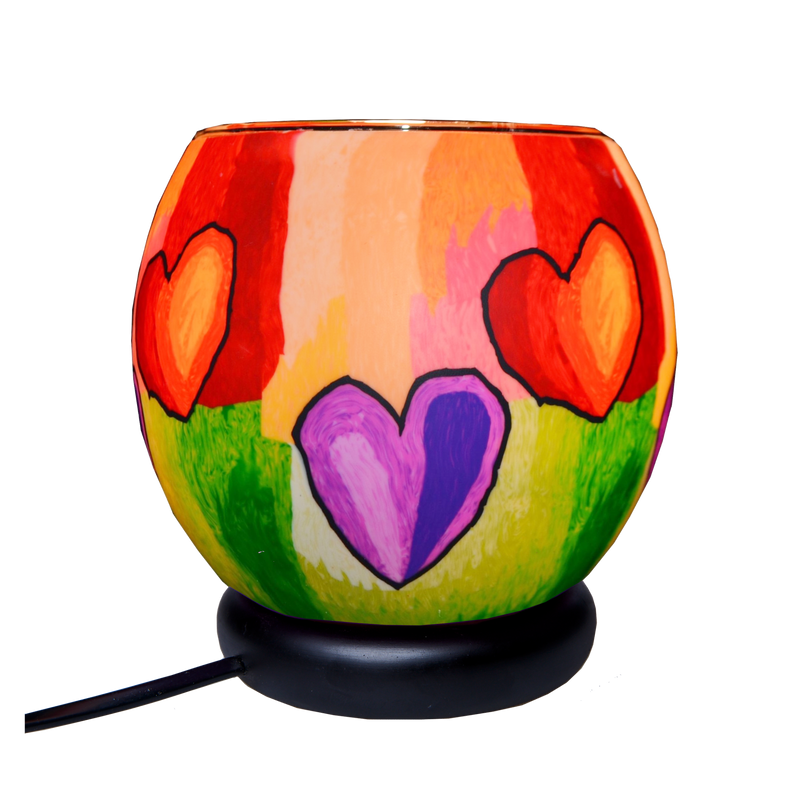 Modern Heart 11 cm Lamp