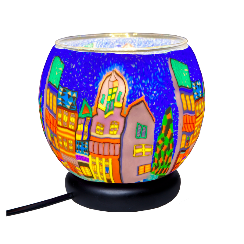 Winter Town 11 cm Lamp