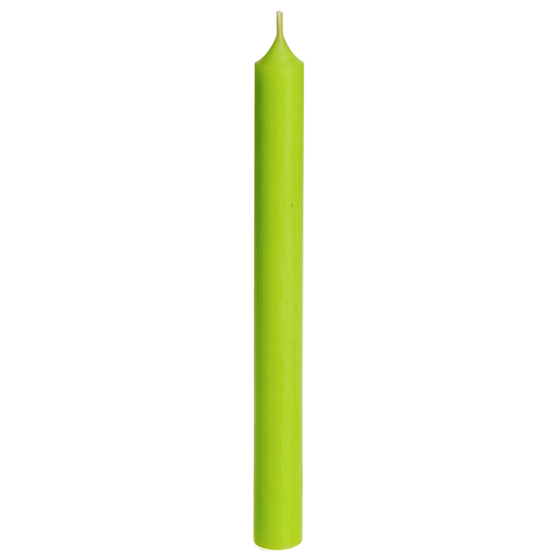 28-Apple Green, Tall Dinner Candles