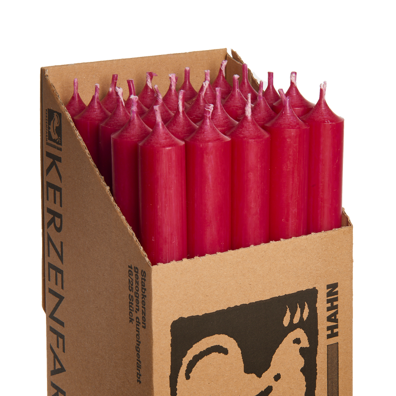 29 Raspberry, Regular Dinner Candles