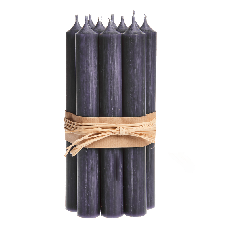 34 Anthrazite, Regular Dinner Candles