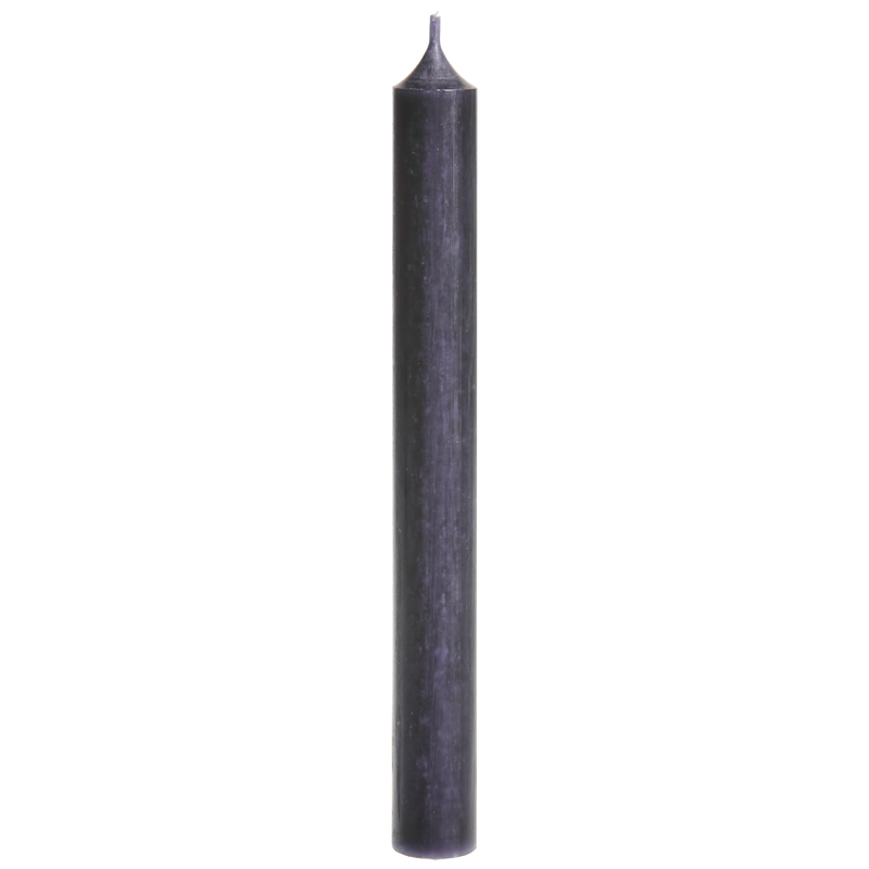 Tall Dinner Candles – Anthracite (Drip-Free, 11.5h)