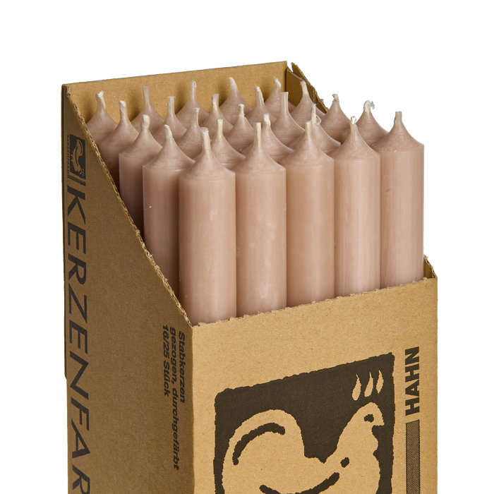 Taupe, Regular Dinner Candles