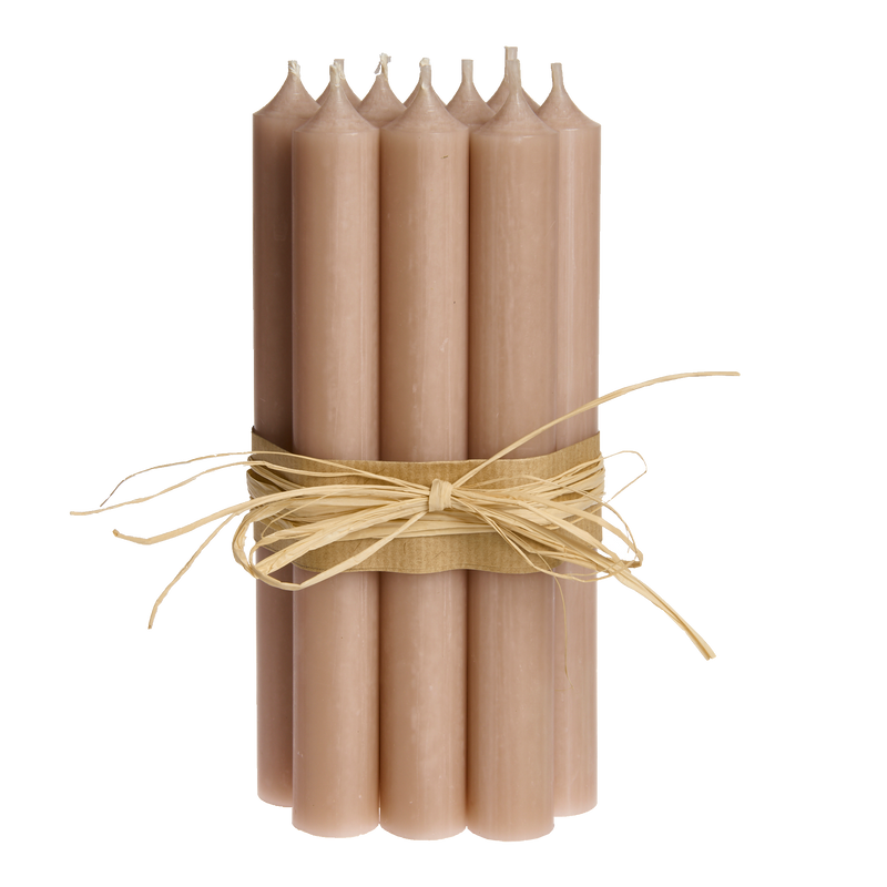 35 Taupe, Regular Dinner Candles
