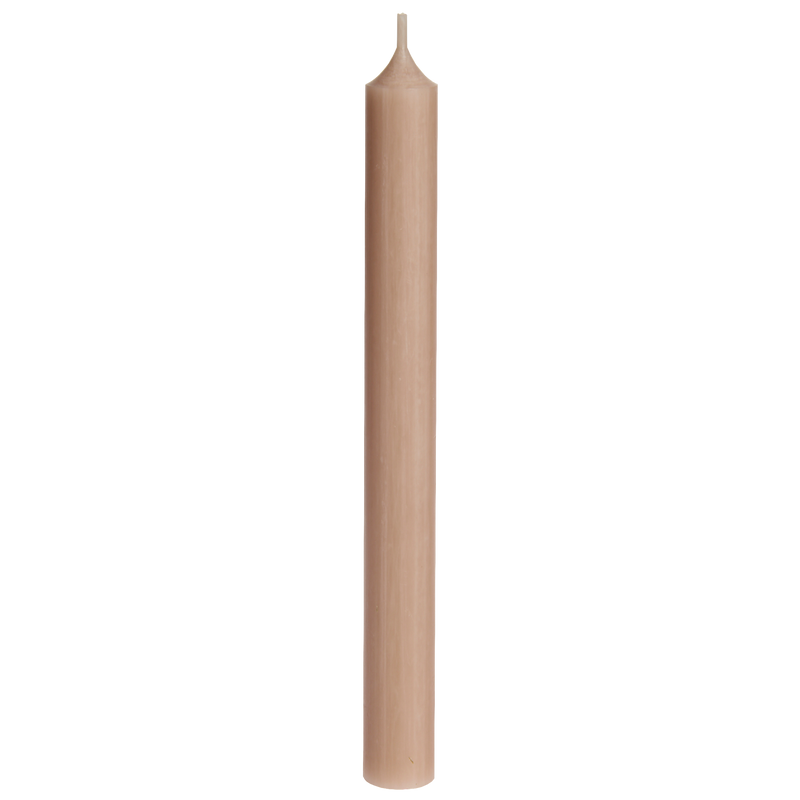 35-Taupe, Tall Dinner Candles
