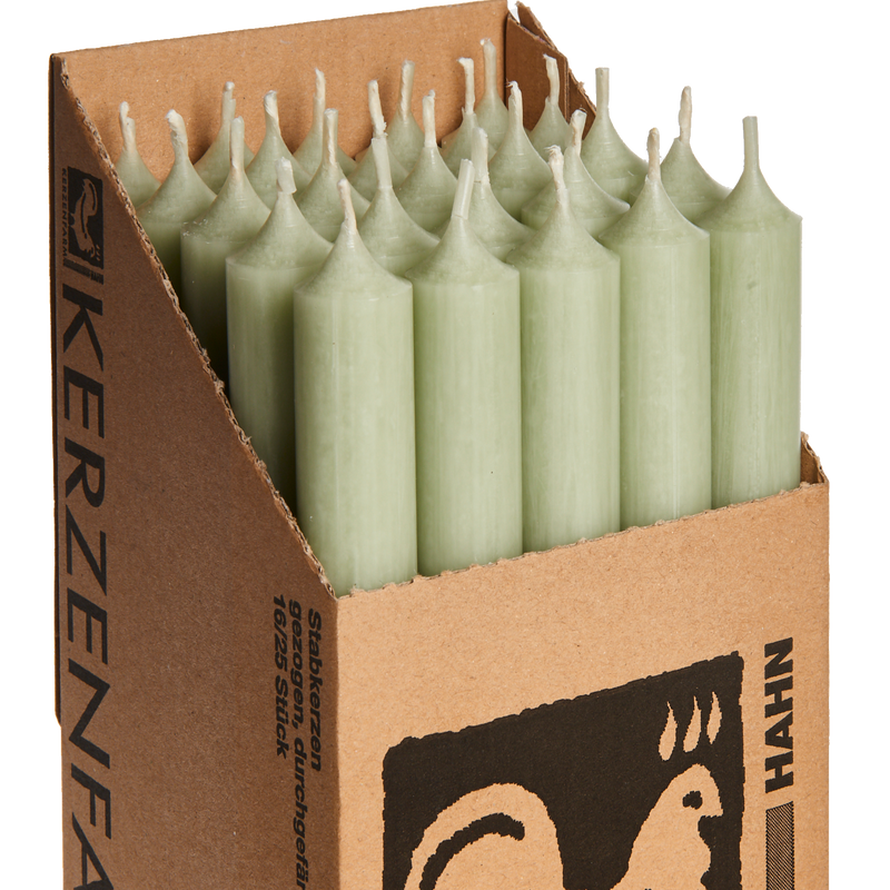 36-Sage, Tall Dinner Candles